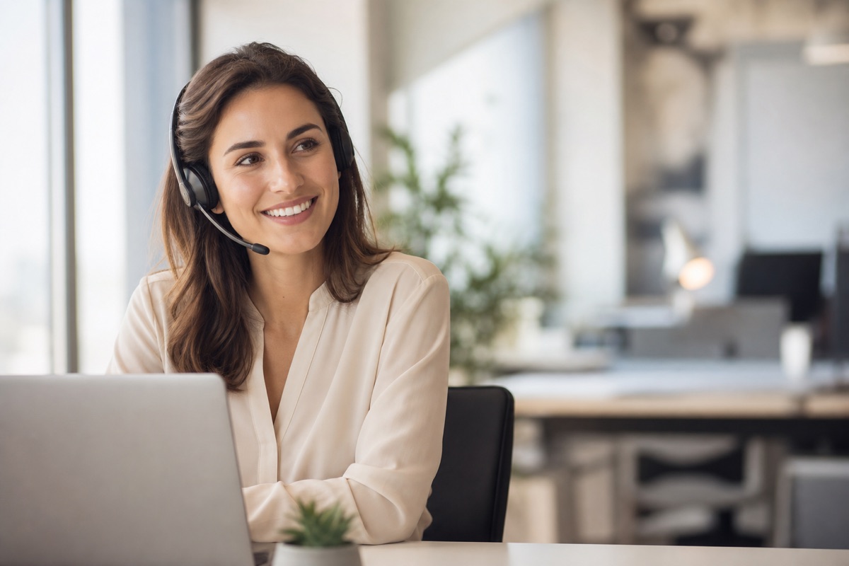 ESP customer service representative on a confirmation call